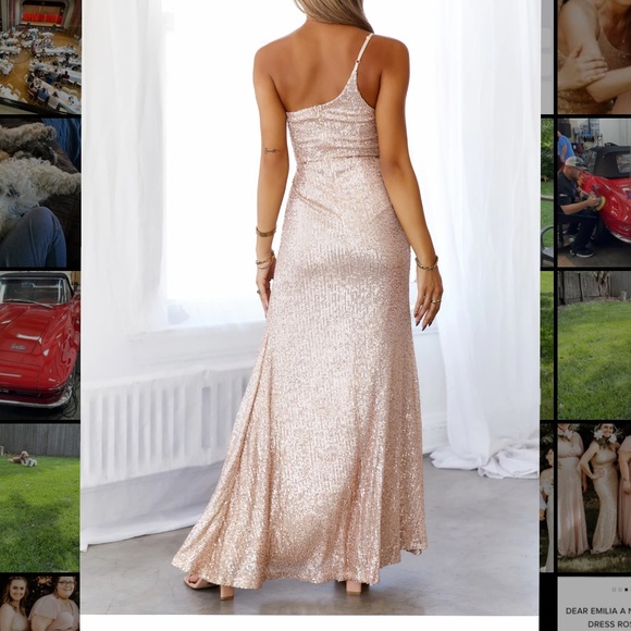 Hello Molly Dear Amelia Rose Gold Dress - Picture 2 of 12